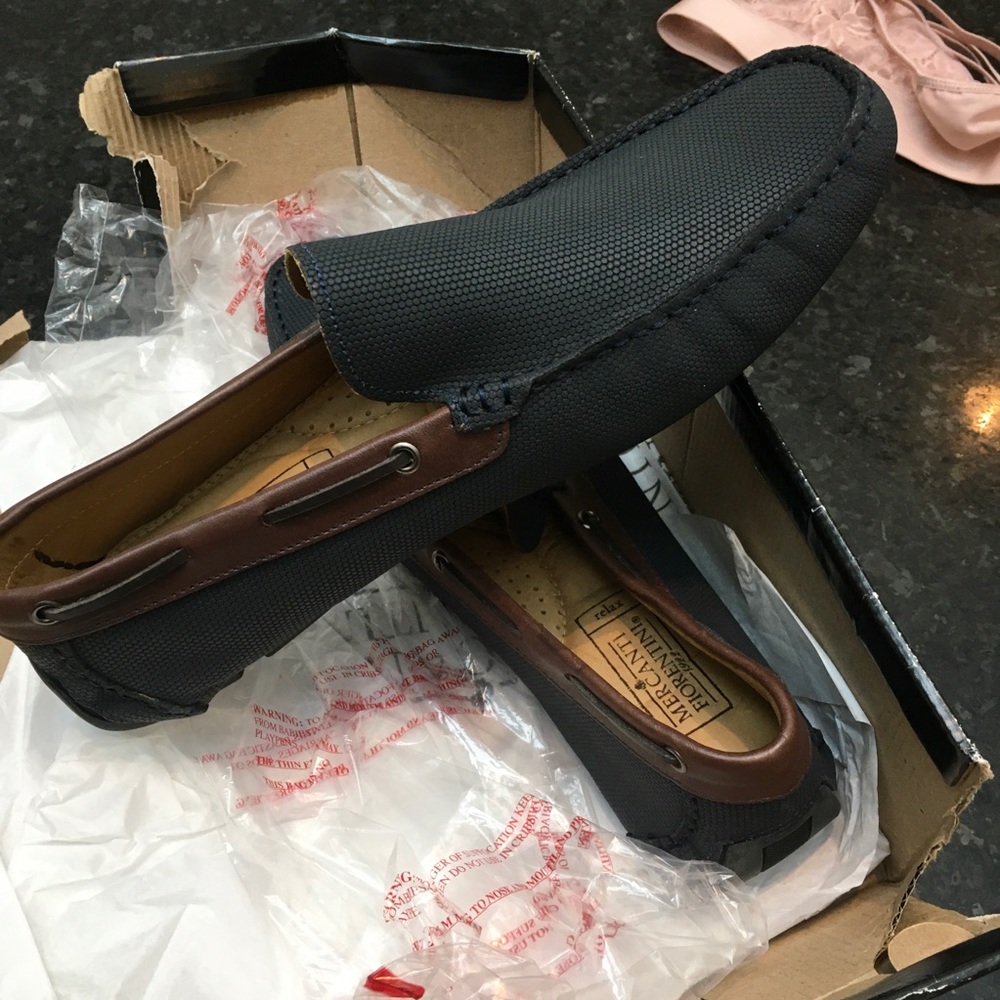 Mercanti Florentini loafers navy size 11